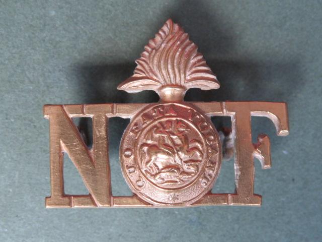 British Army The Northumberland Fusiliers Shoulder Titles