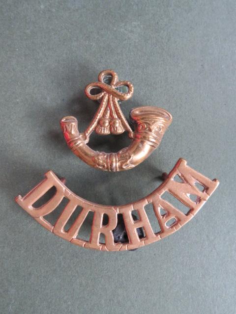 British Army Durham Light Infantry Pre 1920 Shoulder Title