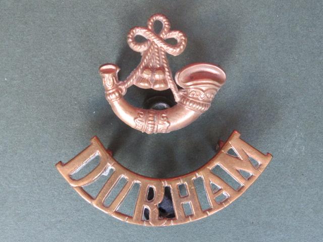 British Army Durham Light Infantry Pre 1920 Shoulder Title