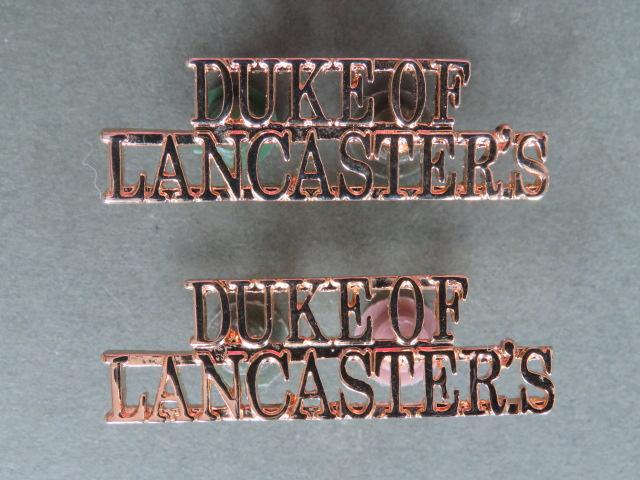 British Army The Duke of Lancaster's Regiment Shoulder Titles