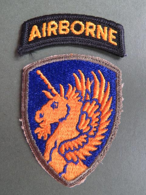 USA Army 13th Airborne Division Shoulder Patch and Tb