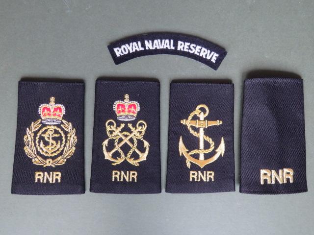 Royal Navy, Royal Navy Reserve Shoulder Title and Rank Slip-Ons