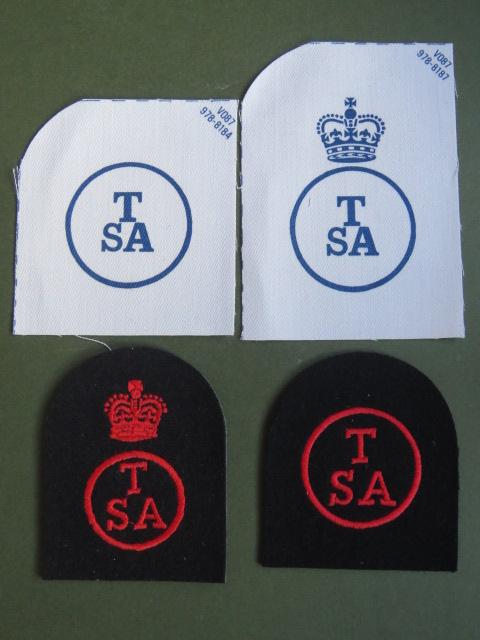 Royal Navy Training Support Assistant Trade Patches