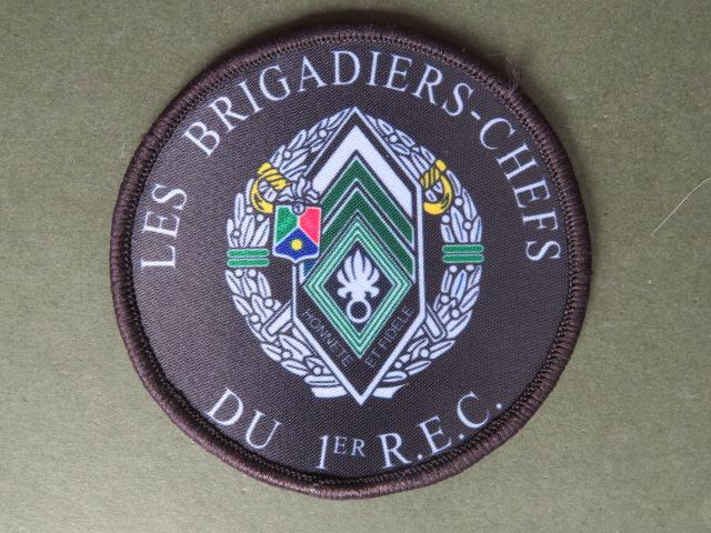 France Foreign Legion 1 REC Brigadiers-Chef Shoulder Patch