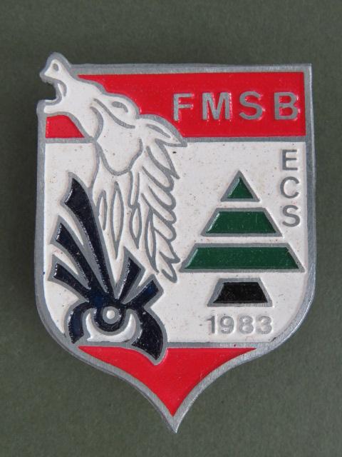 France Foreign Legion 1° R.E.C, Command & Services Squadron, F.M.S.B (Multi National Security Force Beirut) Pocket Crest