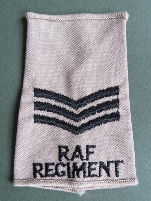 Royal Air Force Regiment Sergeant's Tropical Rank Slide