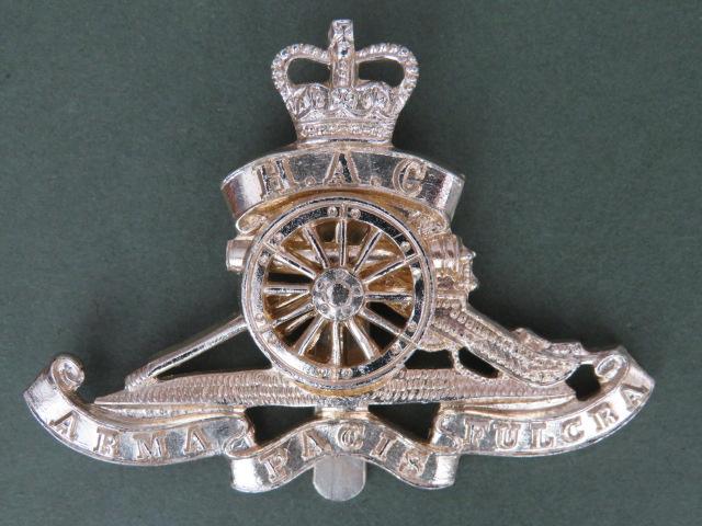 British Army EIIR Honourable Artillery Company No1 Dress Cap Badge