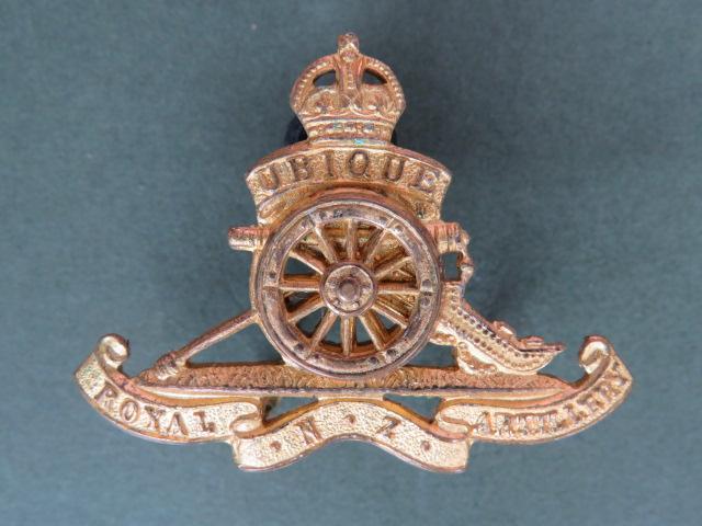 New Zealand Pre 1953 Royal New Zealand Artillery Officers' Beret Badge