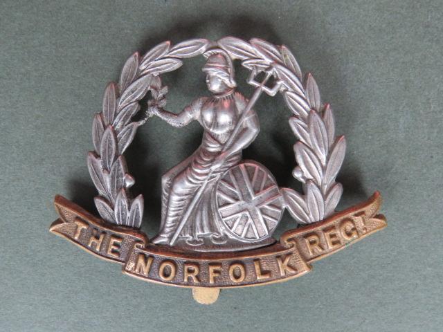 British Army Pre 1937 Norfolk Regiment Cap Badge