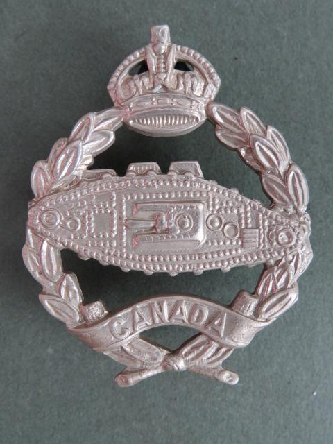 Canada Army 1939-1940 The Canadian Armoured Fighting Vehicle Centre Cap Badge