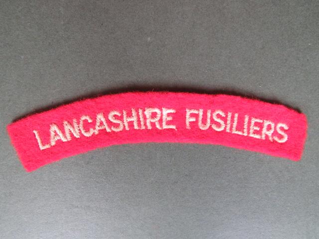 British Army WW2 The Lancashire Fusiliers Shoulder Title