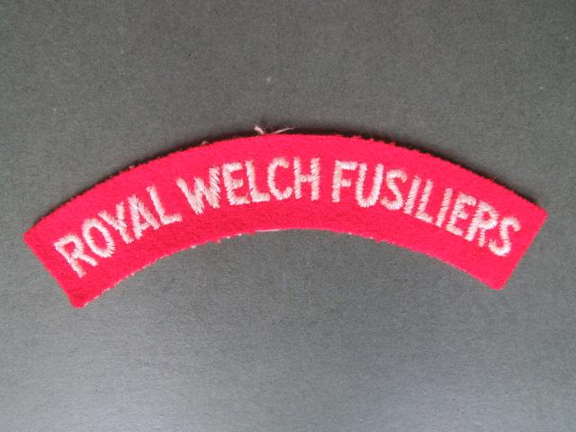 British Army Post WW2 The Royal Welch Fusiliers Shoulder Title