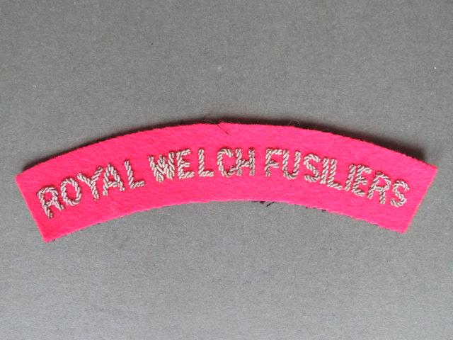 British Army Post WW2 The Royal Welch Fusiliers Officers' Shoulder Title