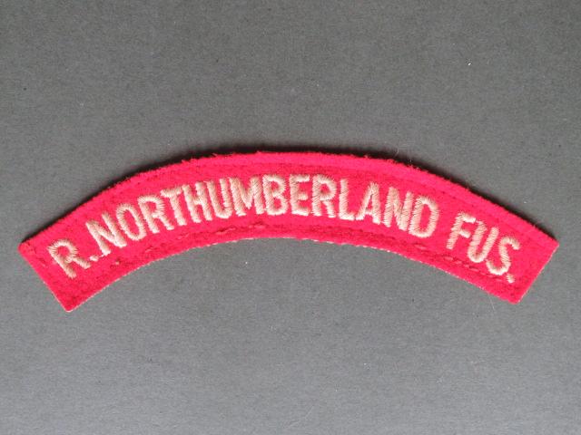 British Army Post WW2 The Royal Northumberland Fusiliers Shoulder Title