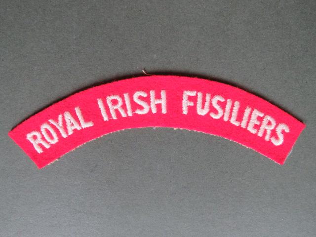 British Army Post WW2 The Royal Irish Fusiliers Shoulder Title