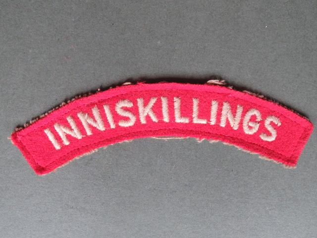 British Army Late 1950's Royal Inniskilling Fusiliers Shoulder Title