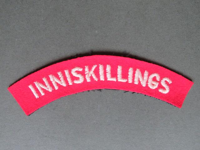 British Army Late 1950's Royal Inniskilling Fusiliers Shoulder Title