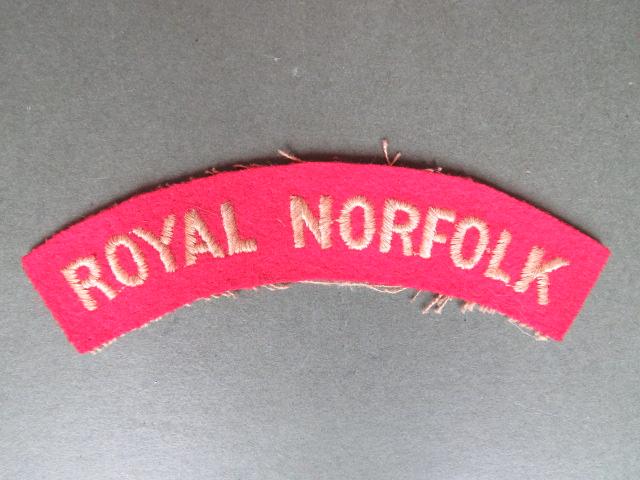 British Army Post WW2 The Royal Norfolk Regiment Shoulder Title