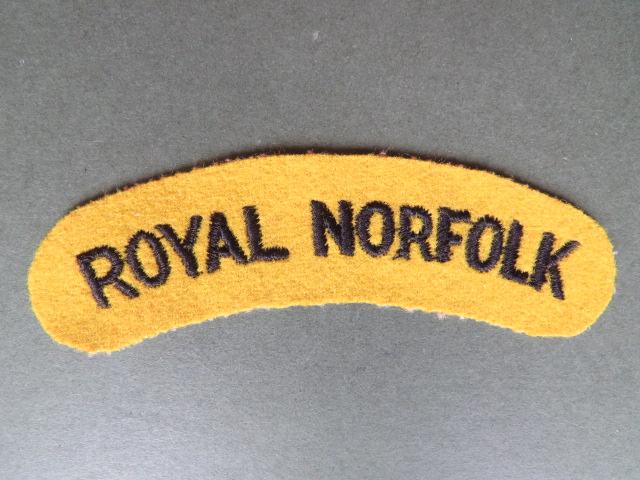 British Army Post 1955 The Royal Norfolk Regiment Shoulder Title