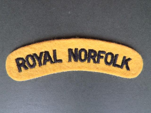 British Army Post 1955 The Royal Norfolk Regiment Shoulder Title