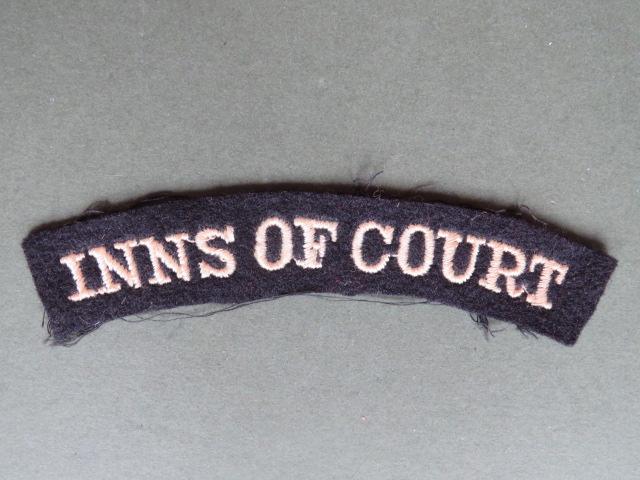 British Army WW2 Period Inns of Court Regiment Shoulder Title