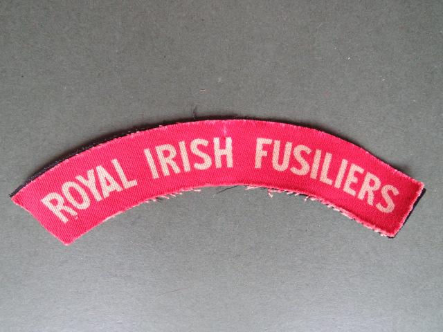British Army WW2 The Royal Irish Fusiliers Shoulder Title