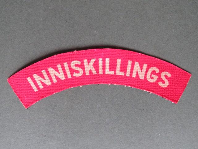 British Army WW2 The Royal Inniskilling Fusiliers Shoulder Title
