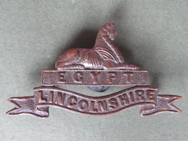 British Army The Lincolnshire Regiment Pre 1946 Pattern Officers' Service Dress Collar Badge