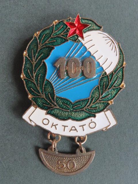 Hungary Pre 1999 Parachute Instructor Badge