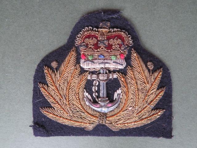 Royal Navy Post 1953 Officers Cap Badge