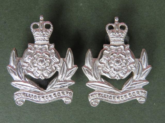 British Army Post 1953 The Intelligence Corps Officers Collar Badges