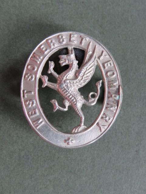 British Army The Somerset Yeomanry Collar Badge