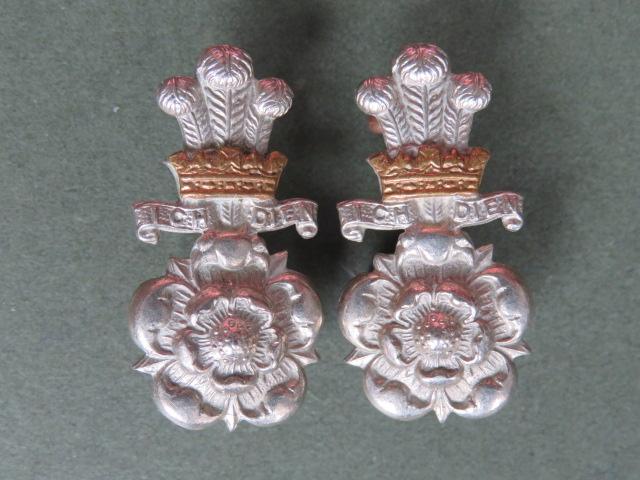 British Army The Yorkshire Hussars (Alexandra, Prince of Wales's Own) Collar Badges