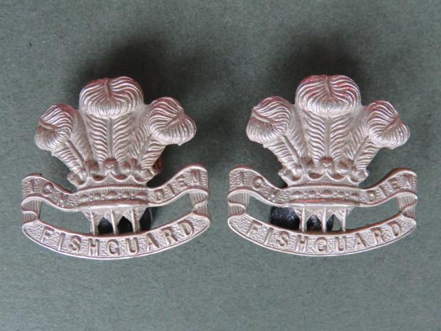 British Army Pembroke Yeomanry Collar Badges