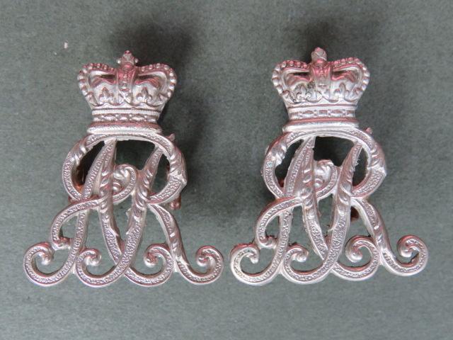 British Army The Queen's Own Oxfordshire Hussars Collar Badges