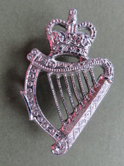 British Army The London Regiment Irish Rifles Caubeen Badge