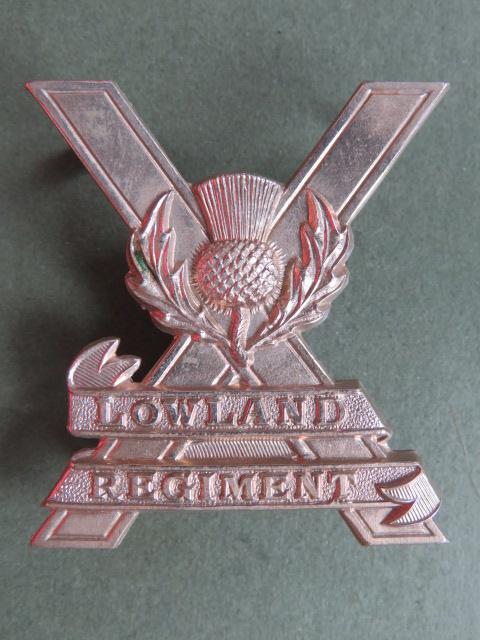 British Army WW2 Period The Lowland Regiment Glengarry Badge