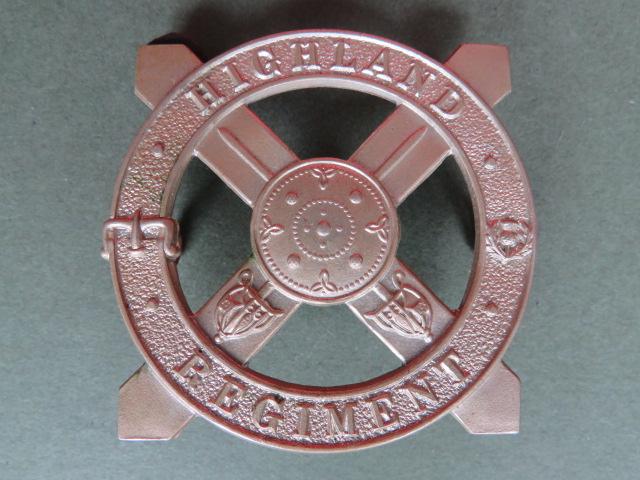 British Army WW2 Period The Highland Regiment Glengarry Badge