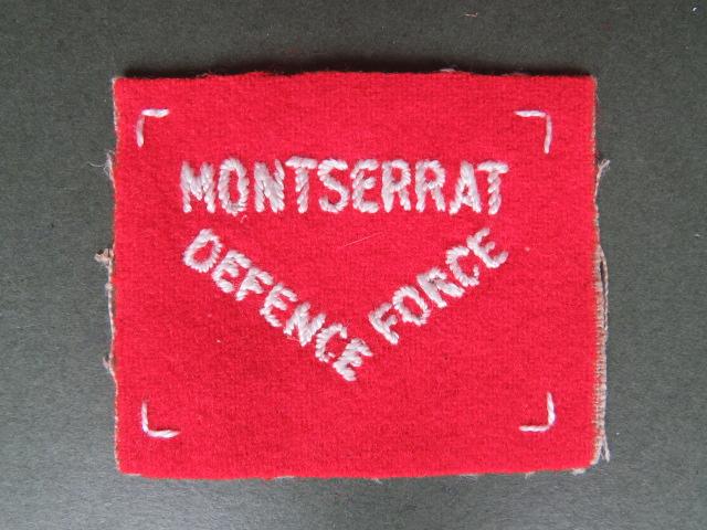 British Commonwealth Montserrat Defence Force Shoulder Title