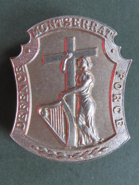 British Commonwealth Montserrat Defence Force Cap Badge