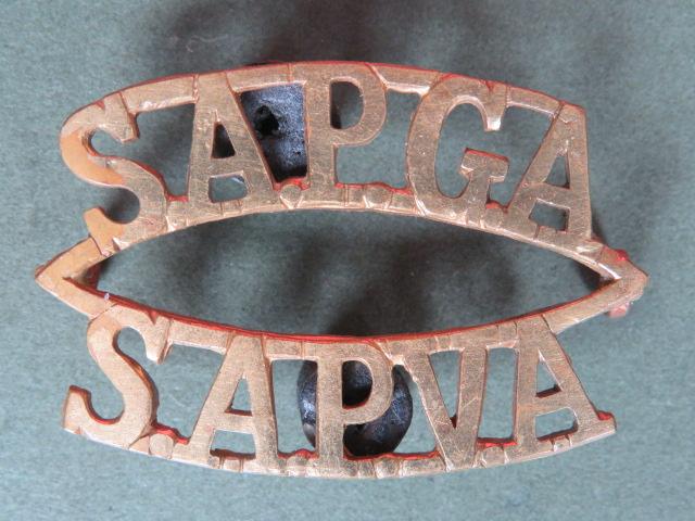 South Africa Permanent Garrison Artillery Shoulder Title