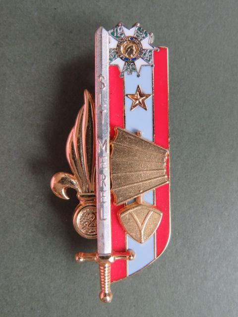 France Foreign Legion Senior Lieutenant MEREL Promotion Crest