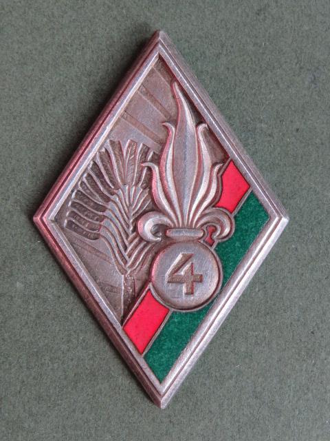 France Foreign Legion 2nd Bataillon de la 4e D.B.L.E. Pocket Crest