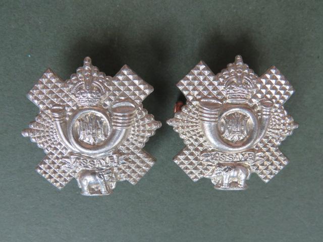 British Army The Highland Light Infantry (City of Glasgow Regiment) Collar Badges