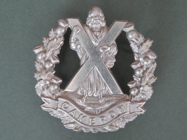 British Army The Queen's Own Cameron Highlanders Glengarry Badge