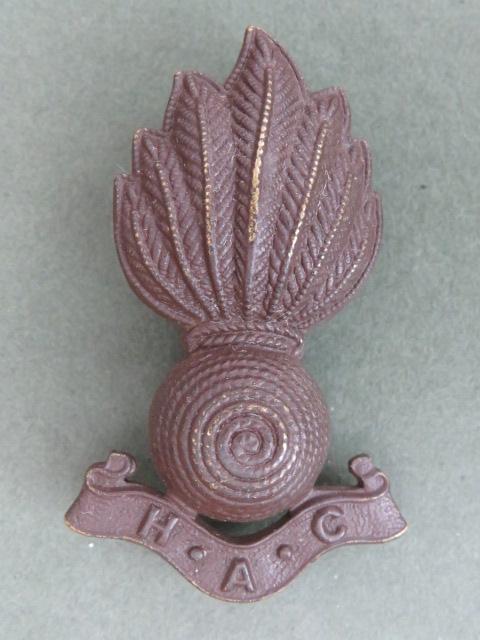 British Army Honourable Artillery Company Officers' Service Dress Collar Badge