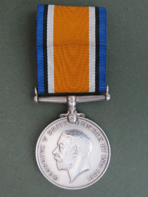 British WW1 War Medal M2-264919 PTE W. BARNETT  A. S. C.