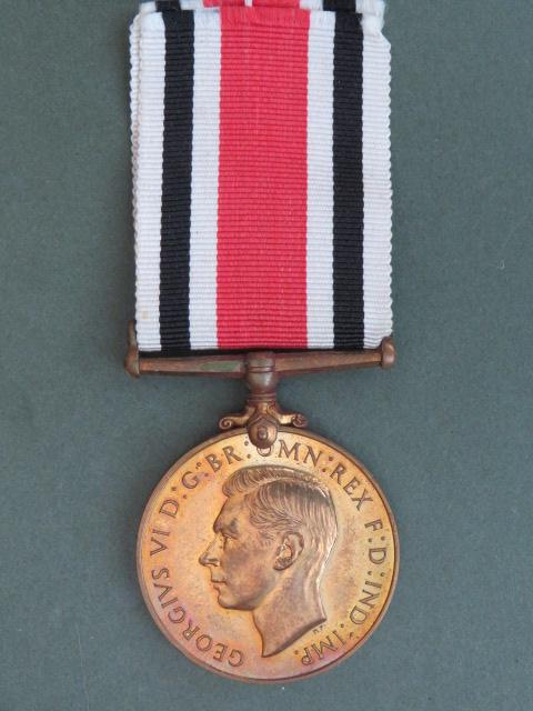 British GVI Special Constabulary Long Service Medal the medal is named to PERCY WOOD