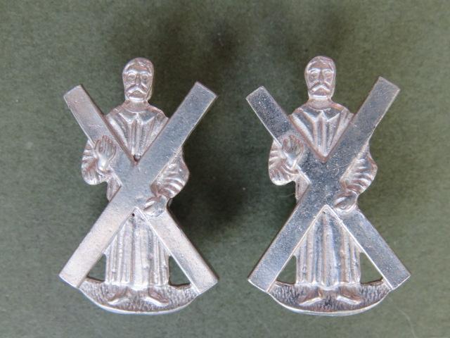 British Army The Black Watch Collar Badges