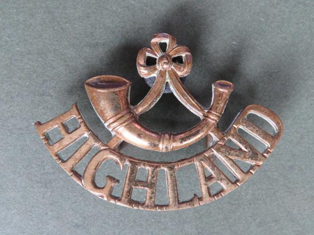 British Army 1930-1936 Period The Highland Light Infantry Shoulder Title